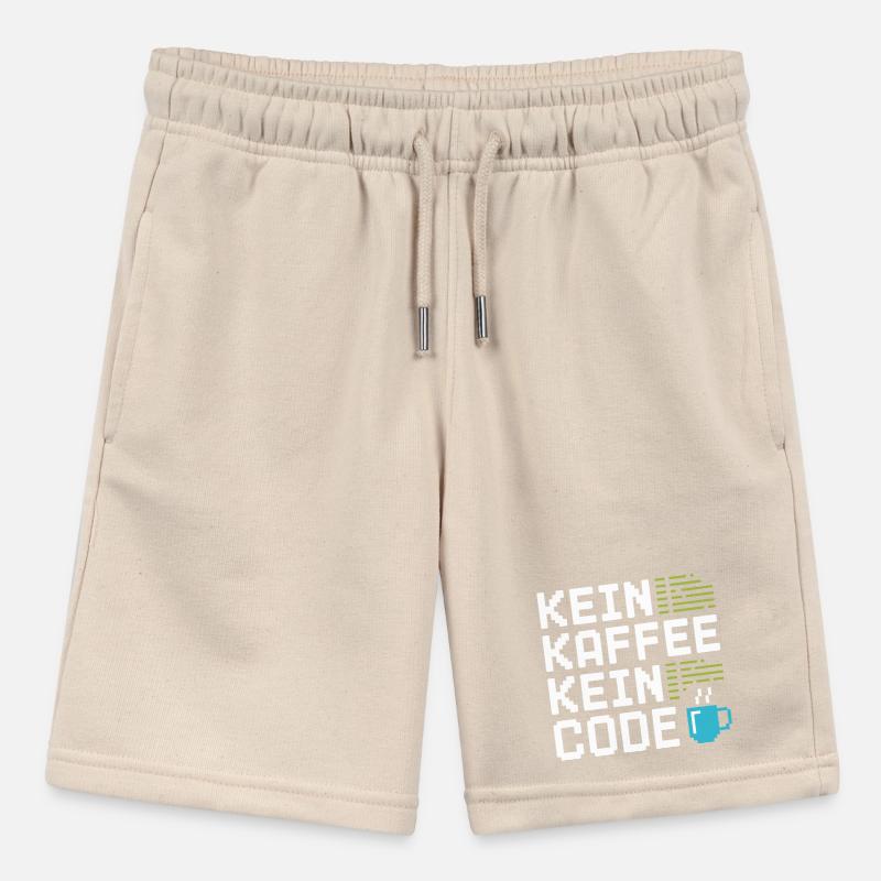 Kein Kaffee Kein Code Programmierer Informatiker Stanley/Stella Teenager Bio-Joggingshorts MINI BOLTER