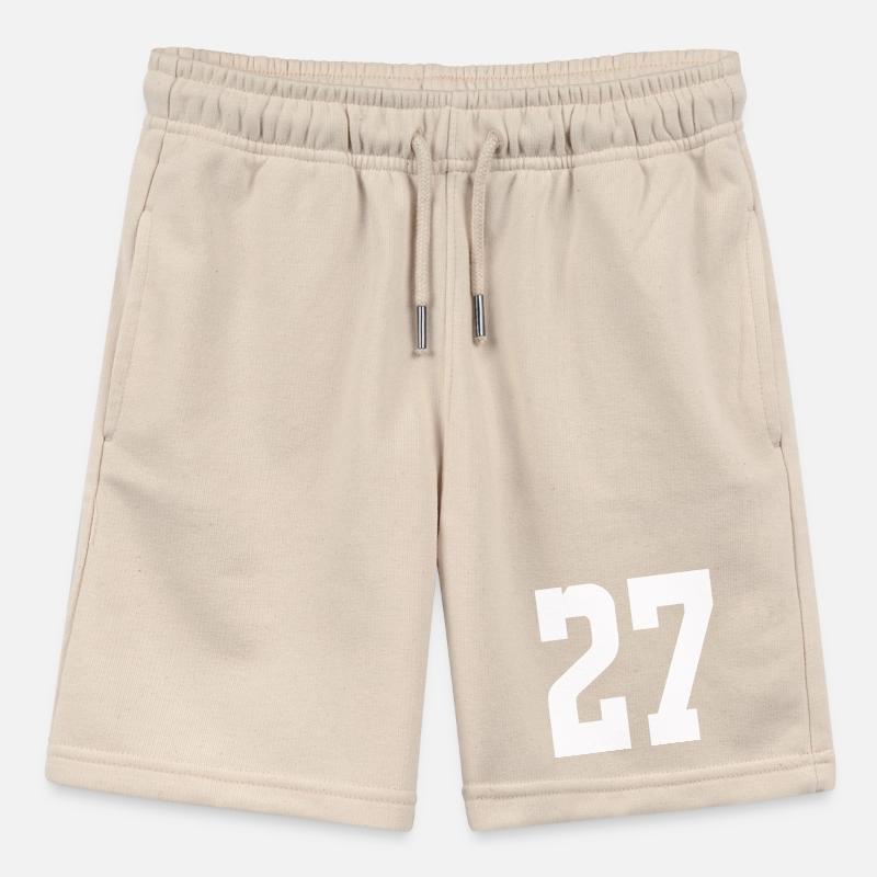 Numerals 27 Contrast Design Stanley/Stella MINI BOLTER Organic Teen Jogging Shorts