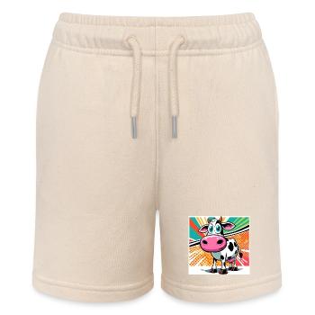 cow - Stanley/Stella MINI BOLTER Organic Teen Jogging Shorts - soft Ecru - Front