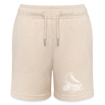 Roller Skates Drawing - Stanley/Stella MINI BOLTER Organic Teen Jogging Shorts - soft Ecru - Front