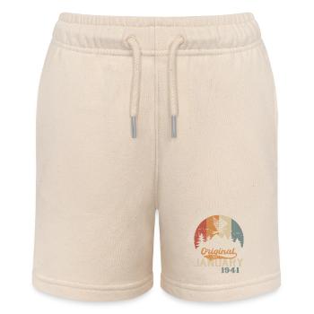 83 years of greatness since January 1941 - Stanley/Stella MINI BOLTER Organic Teen Jogging Shorts - soft Ecru - Front