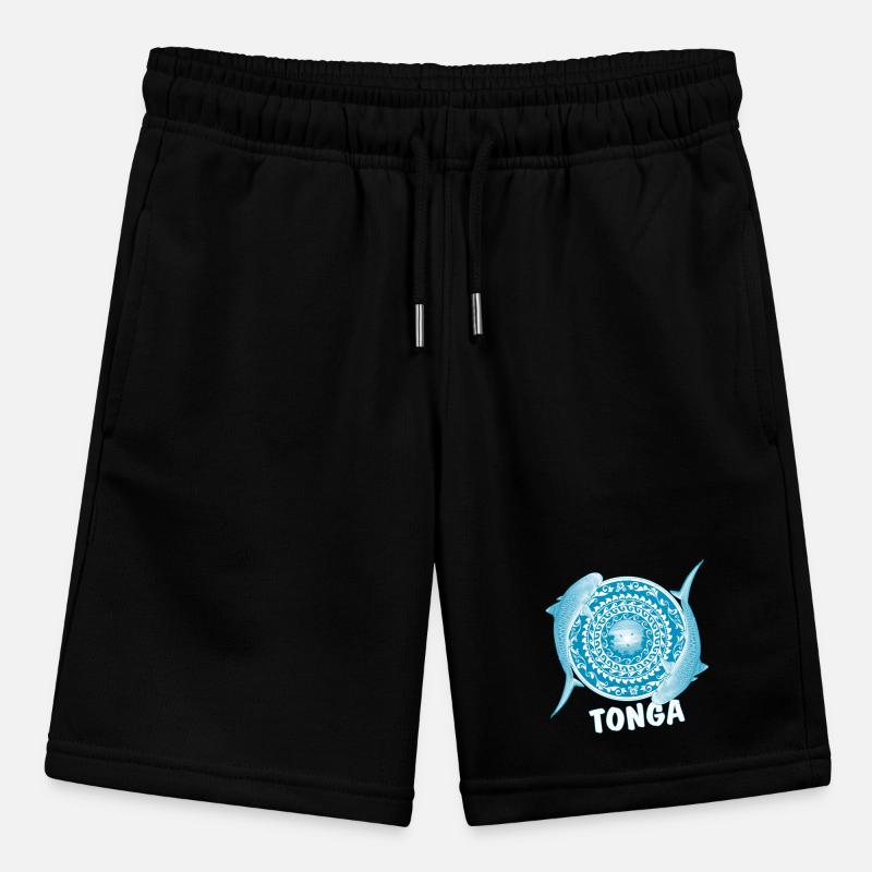 Tonga Tiger Shark Stanley/Stella MINI BOLTER Organic Teen Jogging Shorts