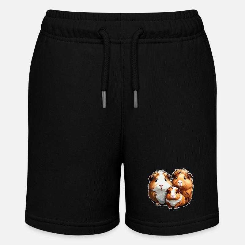 Trois mignons cochons d’Inde - Short bio MINI BOLTER Stanley/Stella Ado - noir