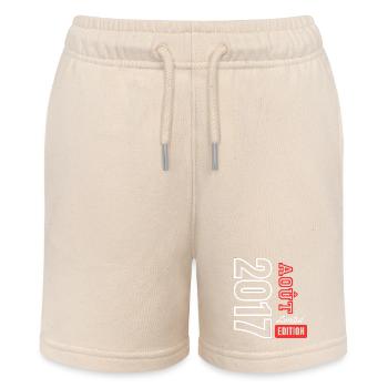 Limited Edition Birthday Gift August 2017 - Stanley/Stella MINI BOLTER Organic Teen Jogging Shorts - soft Ecru - Front