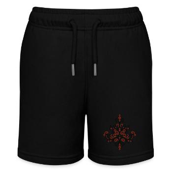 Ornament Boho - Stanley/Stella MINI BOLTER Organic Teen Jogging Shorts - black - Front