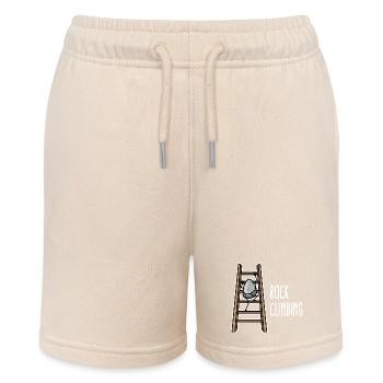 Klettern, lustige Klettern Sport Wortspiele Cartoon - Stanley/Stella Teenager Bio-Joggingshorts MINI BOLTER - Natur - Vorne
