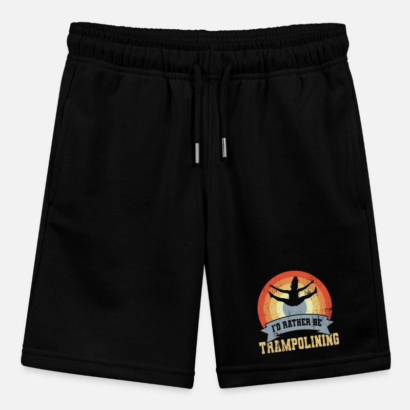 Trampoline saying Stanley/Stella MINI BOLTER Organic Teen Jogging Shorts