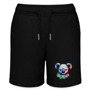 Koala - Stanley/Stella Teenager Bio-Joggingshorts MINI BOLTER - Schwarz - Vorne