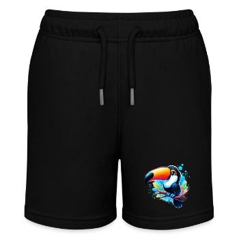 Toucan - Stanley/Stella MINI BOLTER Organic Teen Jogging Shorts - black - Front