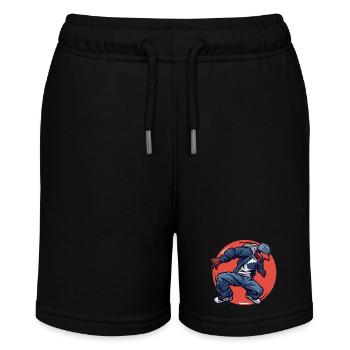 Breakdancing - Stanley/Stella MINI BOLTER Organic Teen Jogging Shorts - black - Front