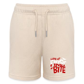 Liebe auf den ersten Biss - Stanley/Stella Teenager Bio-Joggingshorts MINI BOLTER - Natur - Vorne