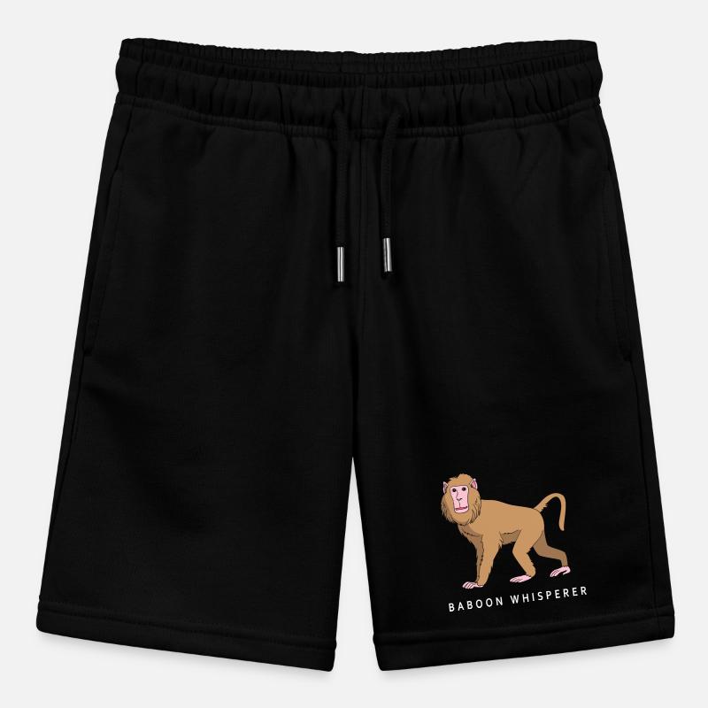Baboon Baboon Primate Monkey Monkey Stanley/Stella MINI BOLTER Organic Teen Jogging Shorts
