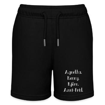A.B.B.A. - Stanley/Stella Teenager Bio-Joggingshorts MINI BOLTER - Schwarz - Vorne