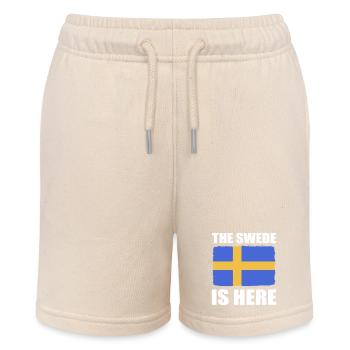 Schweden Schwedisch - Stanley/Stella Teenager Bio-Joggingshorts MINI BOLTER - Natur - Vorne