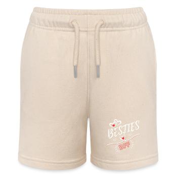 Beste Freunde Für immer BFF Freunde Andenken - Stanley/Stella Teenager Bio-Joggingshorts MINI BOLTER - Natur - Vorne