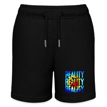 Reality - Stanley/Stella Teenager Bio-Joggingshorts MINI BOLTER - Schwarz - Vorne