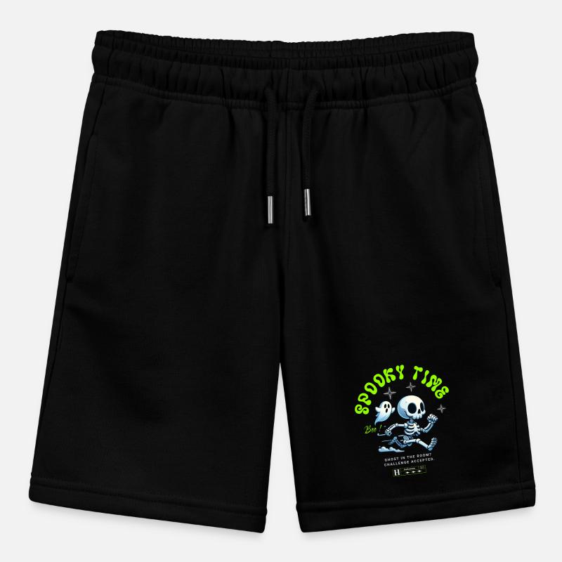 Spooky Time Ghost Skelett Halloween Stanley/Stella Teenager Bio-Joggingshorts MINI BOLTER