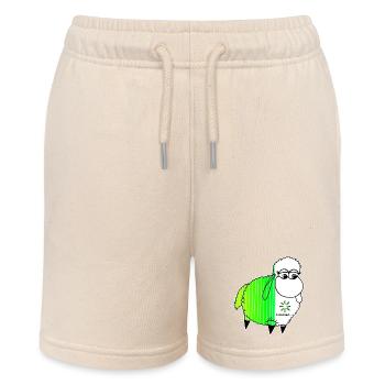 Wolly Sheepling Loading Beam Sheep Gaming - Stanley/Stella MINI BOLTER Organic Teen Jogging Shorts - soft Ecru - Front