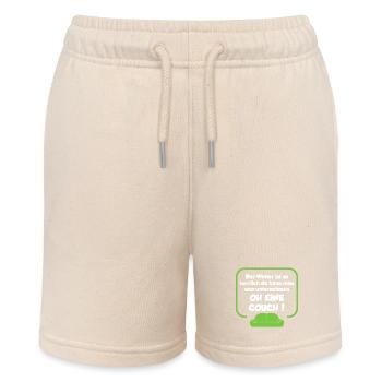 Das Wetter ist so herrlich, da kann man was ..... - Stanley/Stella Teenager Bio-Joggingshorts MINI BOLTER - Natur - Vorne