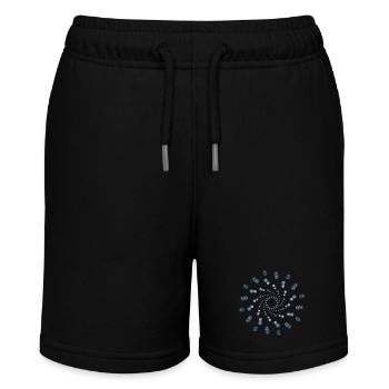 atom - cellular two - Stanley/Stella MINI BOLTER Organic Teen Jogging Shorts - black - Front