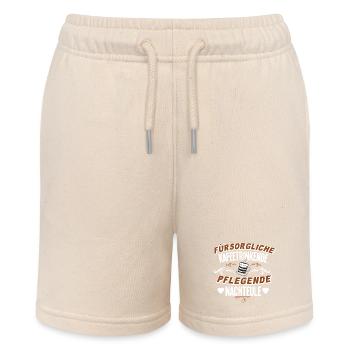 Altenpflegerin Kaffee - Stanley/Stella Teenager Bio-Joggingshorts MINI BOLTER - Natur - Vorne