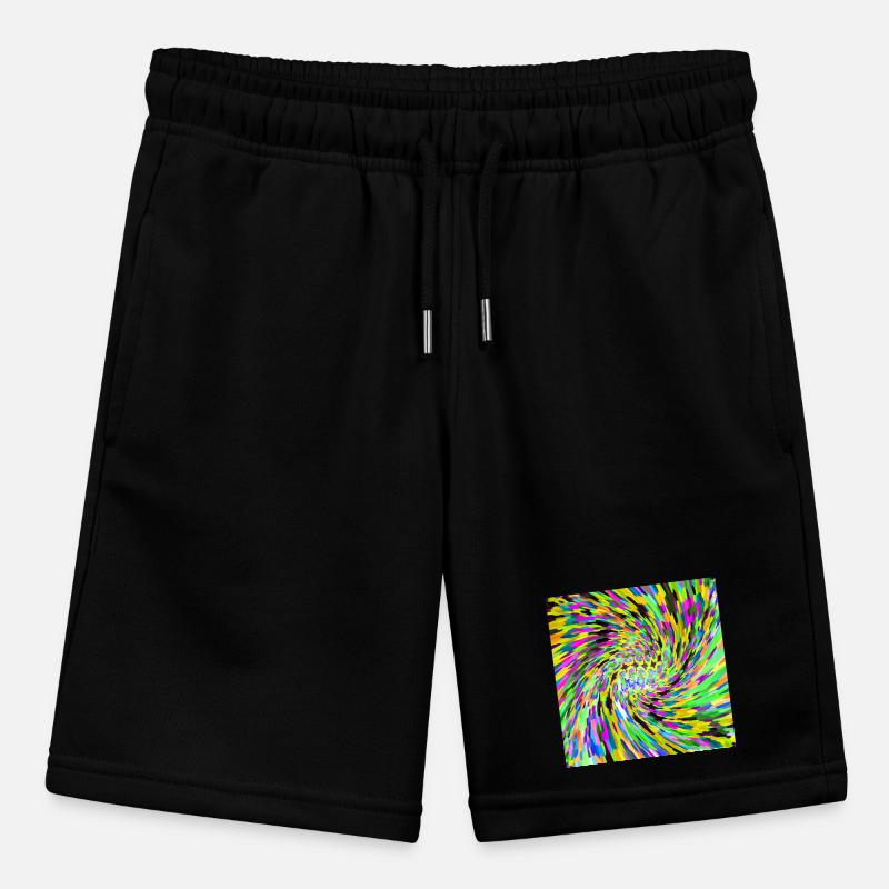 Psychedelic vortex Stanley/Stella MINI BOLTER Organic Teen Jogging Shorts