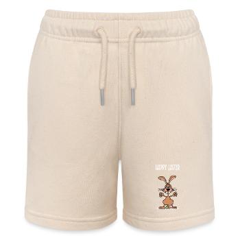 Funny Easter Bunny Funny Saying Easter Bunny Easter - Stanley/Stella MINI BOLTER Organic Teen Jogging Shorts - soft Ecru - Front