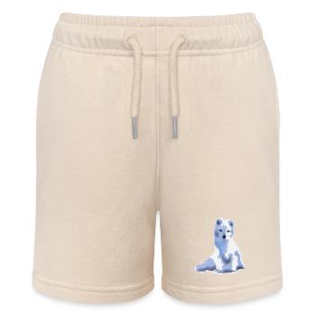 arctic foxy / Arktisfuchs - Stanley/Stella Teenager Bio-Joggingshorts MINI BOLTER - Natur - Vorne