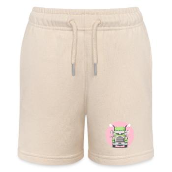 Truck Trucks Laster - Stanley/Stella Teenager Bio-Joggingshorts MINI BOLTER - Natur - Vorne
