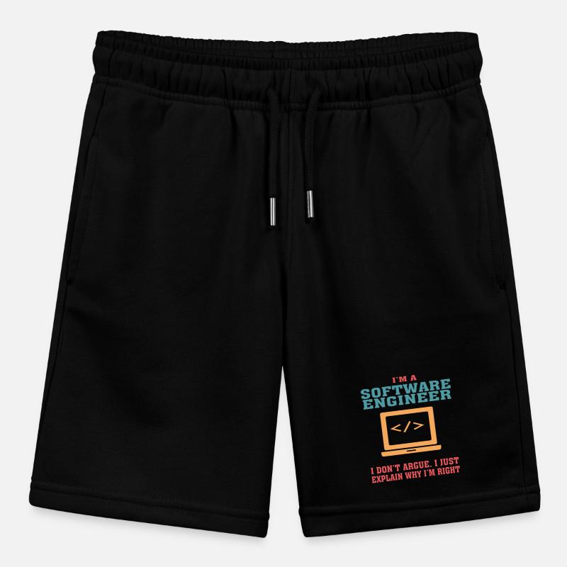 Funny Software Engineering Quote for Software Engi Stanley/Stella MINI BOLTER Organic Teen Jogging Shorts