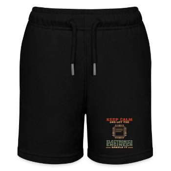 Funny Electronics Engineering Zitat für Electronic - Stanley/Stella Teenager Bio-Joggingshorts MINI BOLTER - Schwarz - Vorne