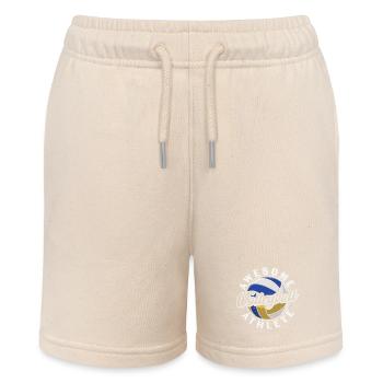 Awesome Volleyball Athlete - Stanley/Stella MINI BOLTER Organic Teen Jogging Shorts - soft Ecru - Front