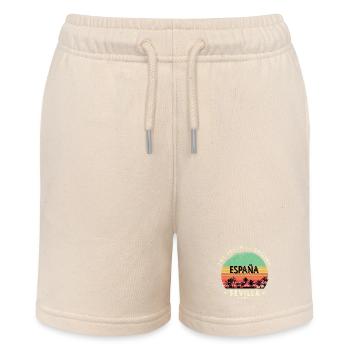 Sevilla Spanien Strand Design - Stanley/Stella Teenager Bio-Joggingshorts MINI BOLTER - Natur - Vorne