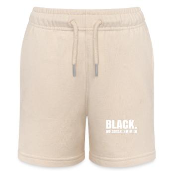 Kaffee Trinken Kaffeetasse Kaffeeliebhaber Spruch - Stanley/Stella Teenager Bio-Joggingshorts MINI BOLTER - Natur - Vorne