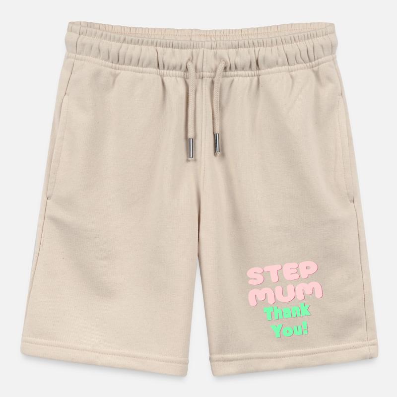 STIEFMUTTER DANKE - MUTTERTAG Stanley/Stella Teenager Bio-Joggingshorts MINI BOLTER