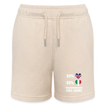 Italie et Grande-Bretagne 100% Gneius Flag - Short bio MINI BOLTER Stanley/Stella Ado - écru doux - Devant