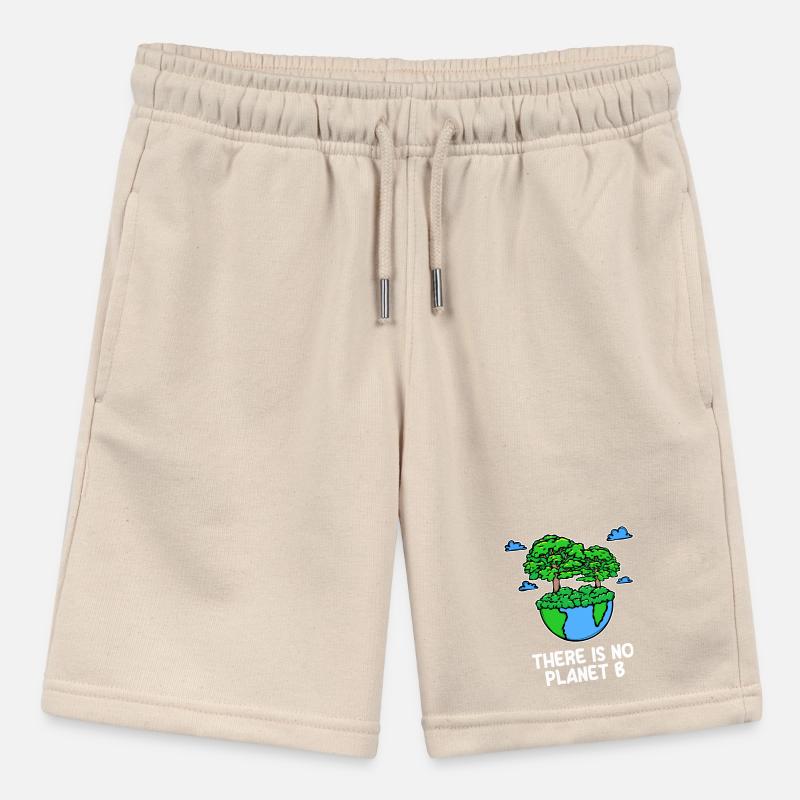 Mutter Erde Planet Statement Baum Naturschutz Stanley/Stella Teenager Bio-Joggingshorts MINI BOLTER