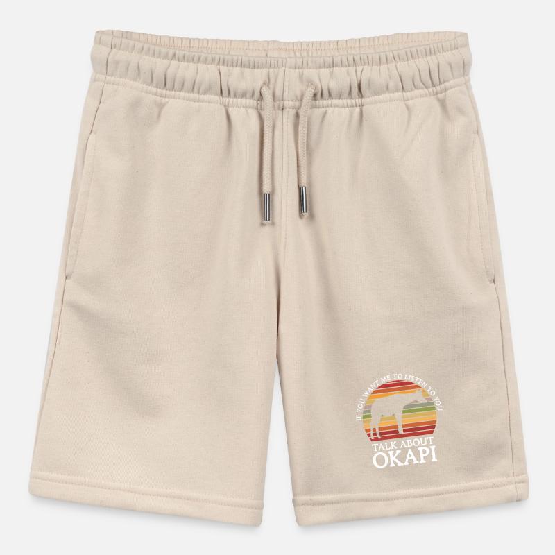Okapi between forest and wilderness Stanley/Stella MINI BOLTER Organic Teen Jogging Shorts