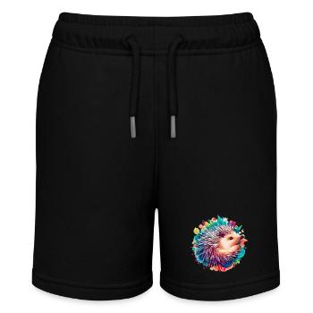 Igel - Stanley/Stella Teenager Bio-Joggingshorts MINI BOLTER - Schwarz - Vorne