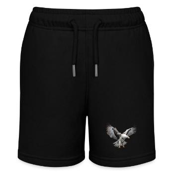 Eagle Majestic Bird of Prey Golden Eagle - Stanley/Stella MINI BOLTER Organic Teen Jogging Shorts - black - Front