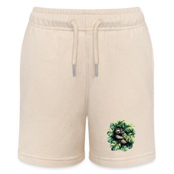Cadeau de paresseux Monstera deliciosa - Short bio MINI BOLTER Stanley/Stella Ado - écru doux - Devant