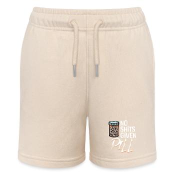 Egal Cooler Spruch Ist Mir Wurscht Haltung - Stanley/Stella Teenager Bio-Joggingshorts MINI BOLTER - Natur - Vorne