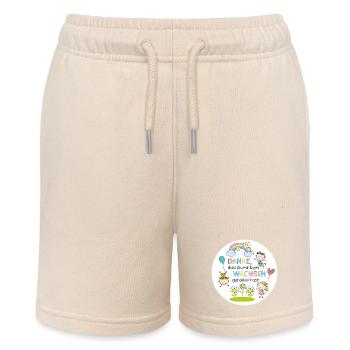 Thank you for helping you grow - Kita Farewell - Stanley/Stella MINI BOLTER Organic Teen Jogging Shorts - soft Ecru - Front