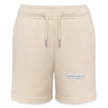 I don't care funny attitude statement indifferent - Stanley/Stella MINI BOLTER Organic Teen Jogging Shorts - soft Ecru - Front
