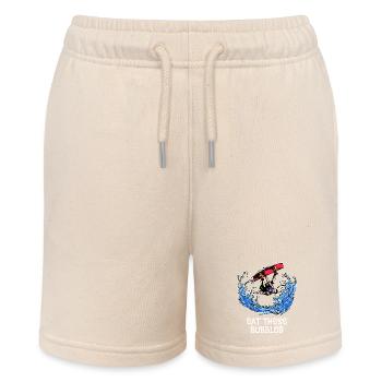 Surfen Wasserski Wellenreiten Wakeboard Statement - Stanley/Stella Teenager Bio-Joggingshorts MINI BOLTER - Natur - Vorne