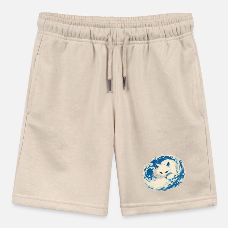 White Fox Stanley/Stella MINI BOLTER Organic Teen Jogging Shorts
