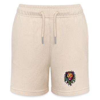 Zeichnen Illustration Wildstyle Graffiti Löwe - Stanley/Stella Teenager Bio-Joggingshorts MINI BOLTER - Natur - Vorne