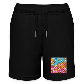 Frühlingsblüten - Sonja Ariel von Staden - Stanley/Stella Teenager Bio-Joggingshorts MINI BOLTER - Schwarz - Vorne