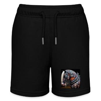 Cheval lourd tatoué - Short bio MINI BOLTER Stanley/Stella Ado - noir - Devant