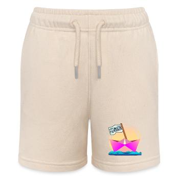 FEHMARN OSTSEEINSEL BOOTFAHREN - Stanley/Stella Teenager Bio-Joggingshorts MINI BOLTER - Natur - Vorne